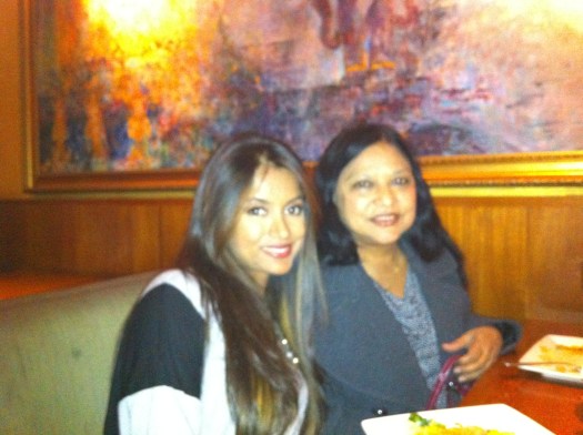 our cousin Payal and auntie Nevedita